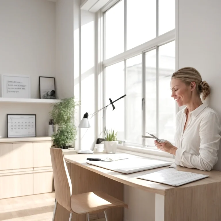 Person building habits and confidence